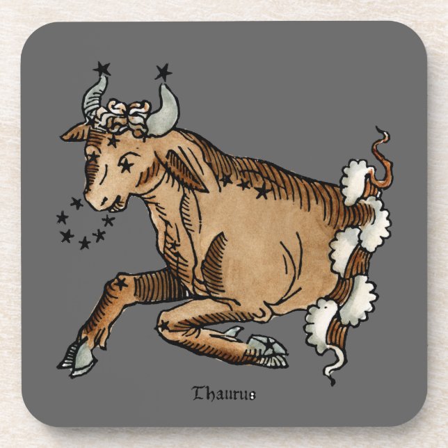 Zodiac: Taurus, 1482 Coaster (Front)