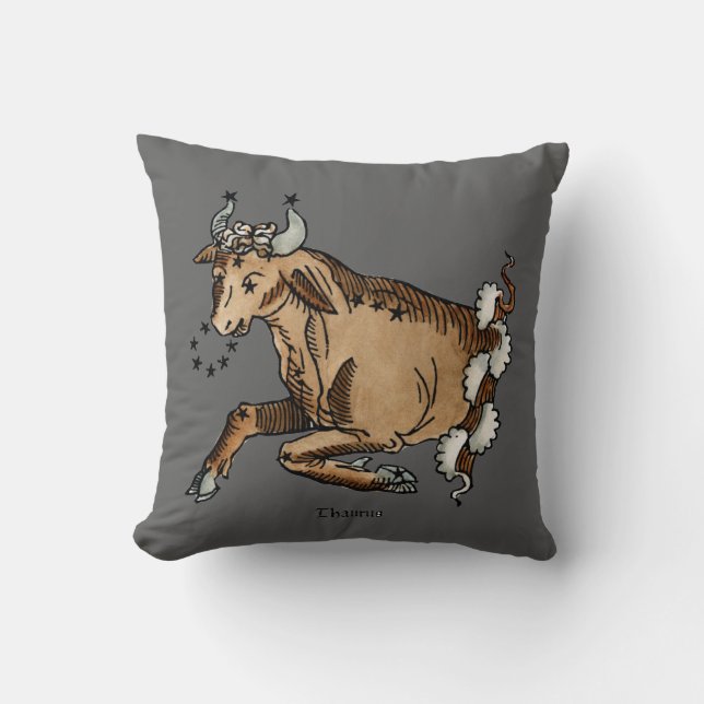 Zodiac: Taurus, 1482 Cushion (Front)