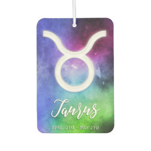 Zodiac : Taurus Dates Car Air Freshener