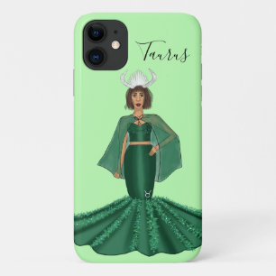 Zodiac Taurus Goddess with Horns Case-Mate iPhone Case