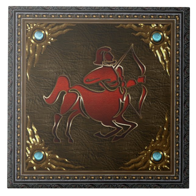 Zodiac Tile - Sagittarius (Front)