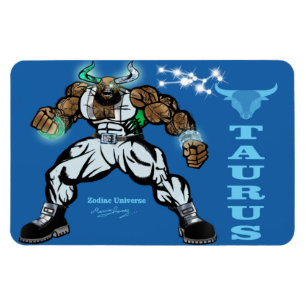 Zodiac Universe - 4 x 6 Taurus Magnet