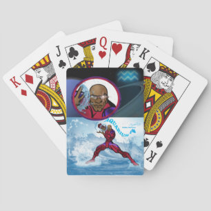 Zodiac Universe - Aquarius - Classic Playing Cards