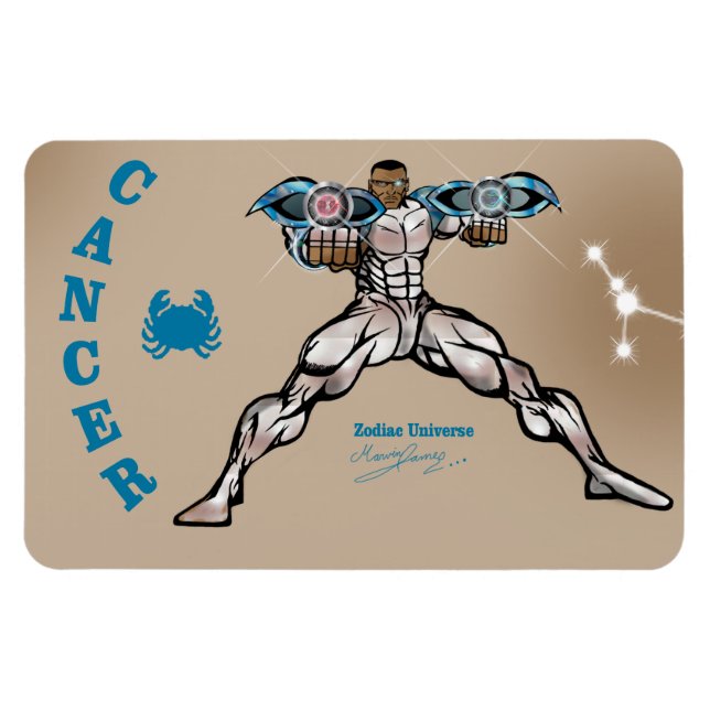 Zodiac Universe - Cancer Magnet (Horizontal)