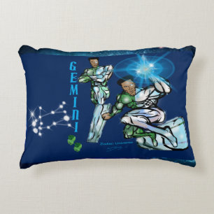 Zodiac Universe-Gemini Accent Pillow