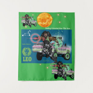 Zodiac Universe -Leo-Party Banner Tapestry