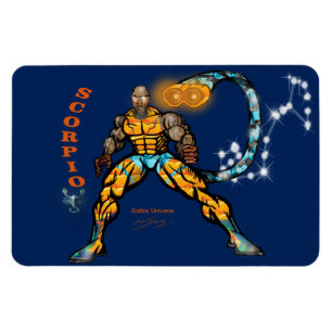 Zodiac Universe - Scorpio Magnet
