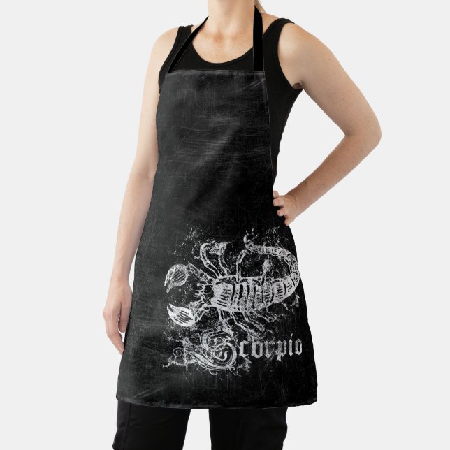 Zodiac Vintage Scorpio Apron (Insitu)