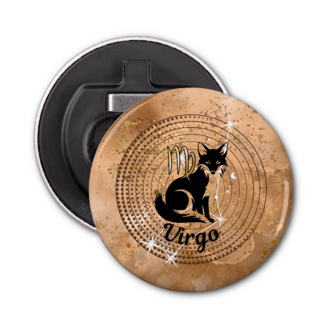 Zodiac Virgo Bottle Opener (Front)