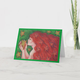 Zodiac Virgo greetings card