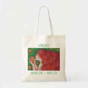 Zodiac Virgo tote bag text