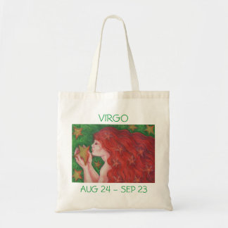 Zodiac Virgo tote bag text