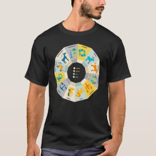 Zodiac Wheel Astronomy Astrology Horoscope Women G T-Shirt