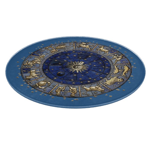 Zodiac Wheel Cutting Board (Corner)