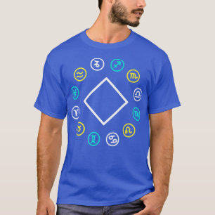 Zodiac Wheel Halloween Zodiac Horoscope Astrology T-Shirt