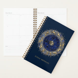 Zodiac Wheel (text customisable) Planner