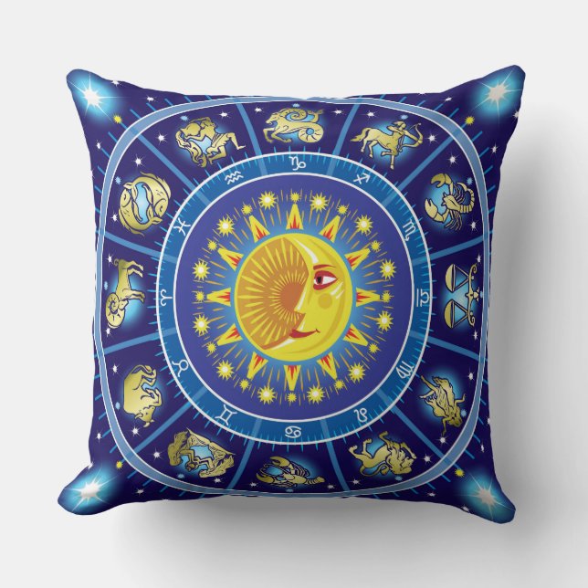 Zodiacal Circle Pillow (Front)
