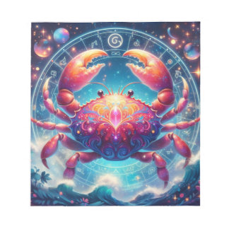 Zodiacal Sign Notepad Cancer