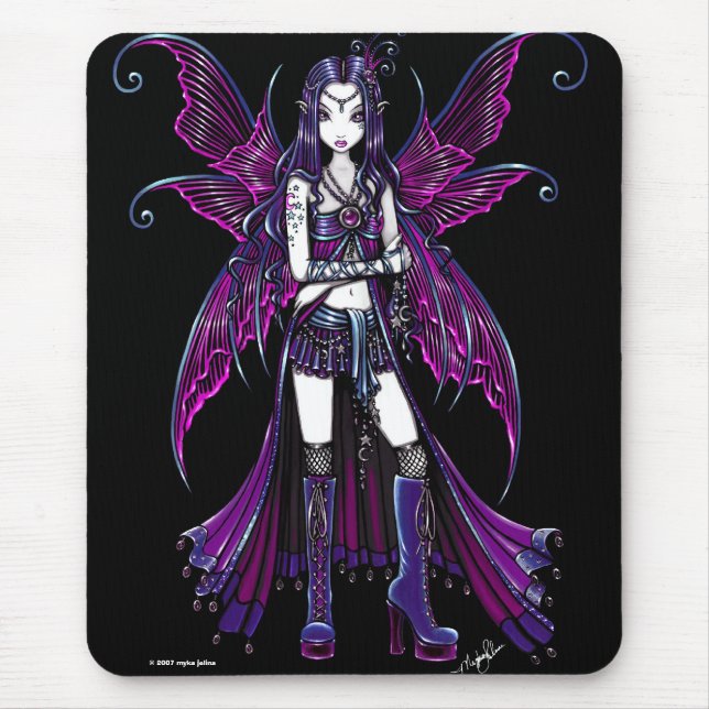 "Zoe" Celestial Pink Fairy Mousepad (Front)