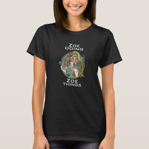 Zoe doing Premium T-Shirt