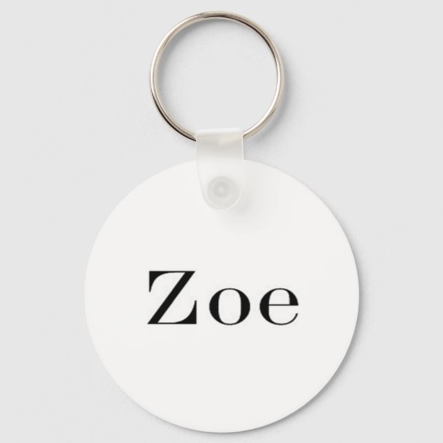 Zoe Name Key chain (Front)