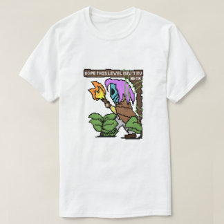 Zoe Pixel Sign – “Beta Level?” T-Shirt