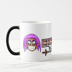 Zoe’s Smile — Handcrafted Pixel Art Magic Mug