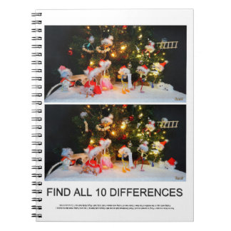 Zoek de 10 verschillen zoekplaatje van de Fubby's. Notebook