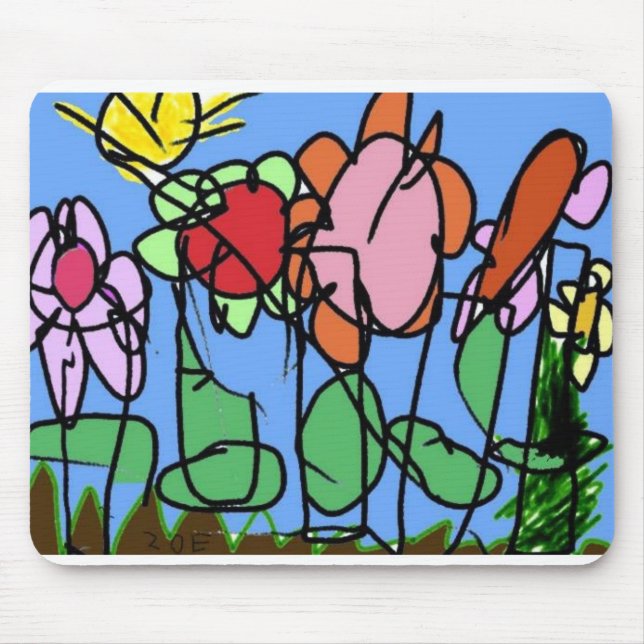 zoe's spring mouse pad (Front)