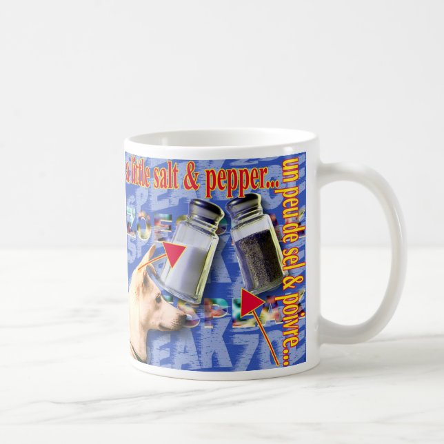 ZoeSPEAK - a little salt & pepper... Coffee Mug (Right)