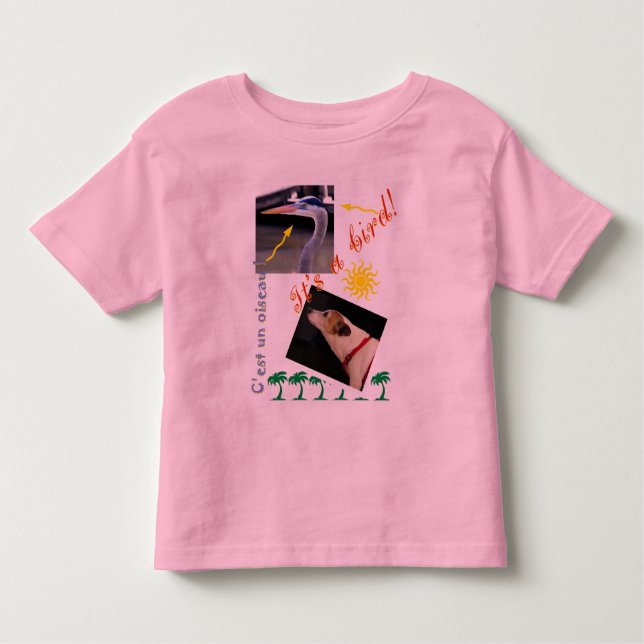 ZoeSPEAK - It's a bird! Toddler T-Shirt (Front)