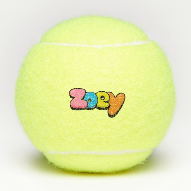 Zoey Tennis Balls (Front)