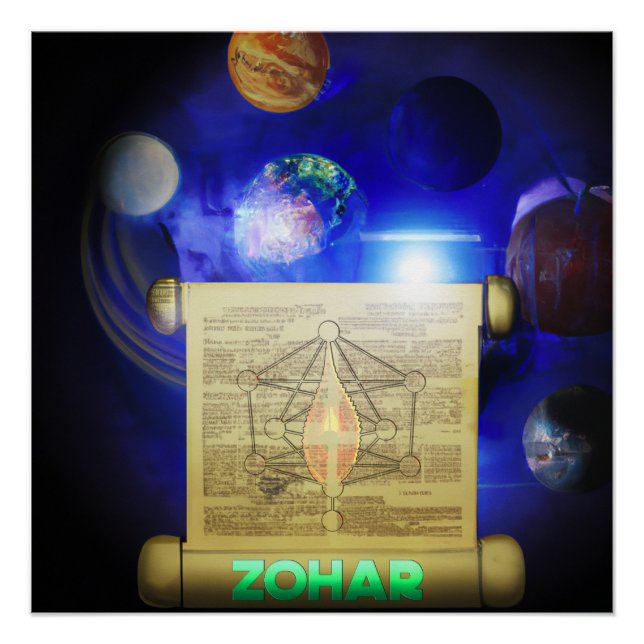 Zohar Kabbalah Poster (Front)