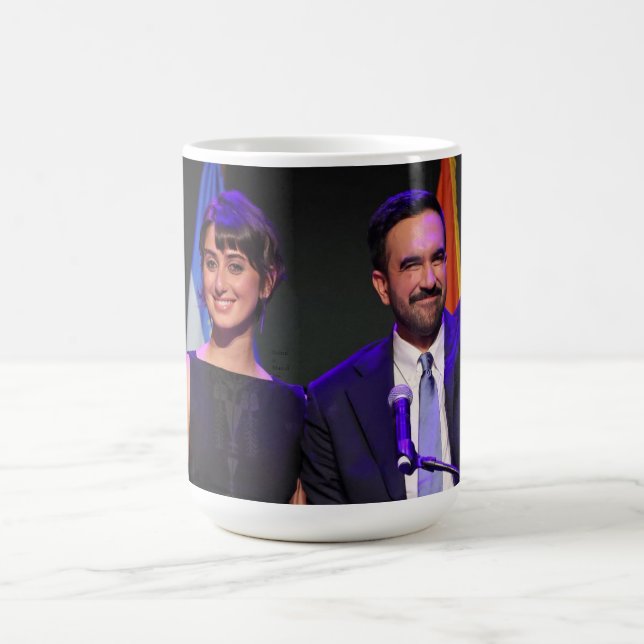 Zohran Mamdani Coffee Mug (Center)