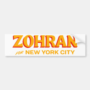 Zohran Mamdani for New York City Mayor Bumper Sticker