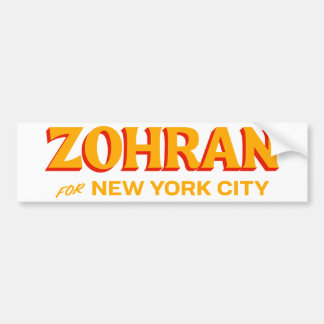 Zohran Mamdani for New York City Mayor Bumper Sticker