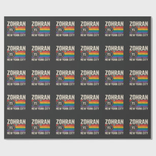 Zohran Mamdani For NYC Mayor LGBTQ Democrat Wrapping Paper