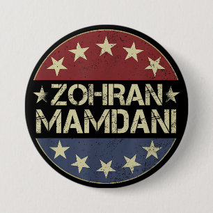 Zohran Mamdani For NYC Mayor Merch Zohran Mamdani 7.5 Cm Round Badge
