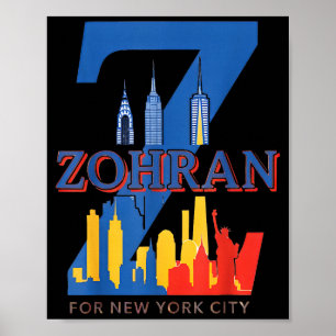 Zohran Mamdani  Poster