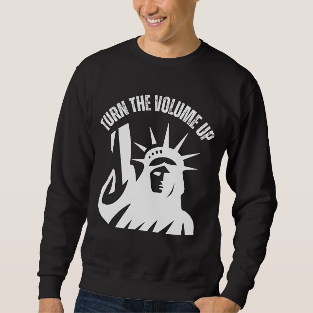 Zohran Mamdani Turn The Volume Up New York Mayor Sweatshirt (Front)