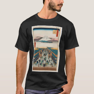 Zojoji Pagoda and Akabane, No. 53 from One Hundred T-Shirt