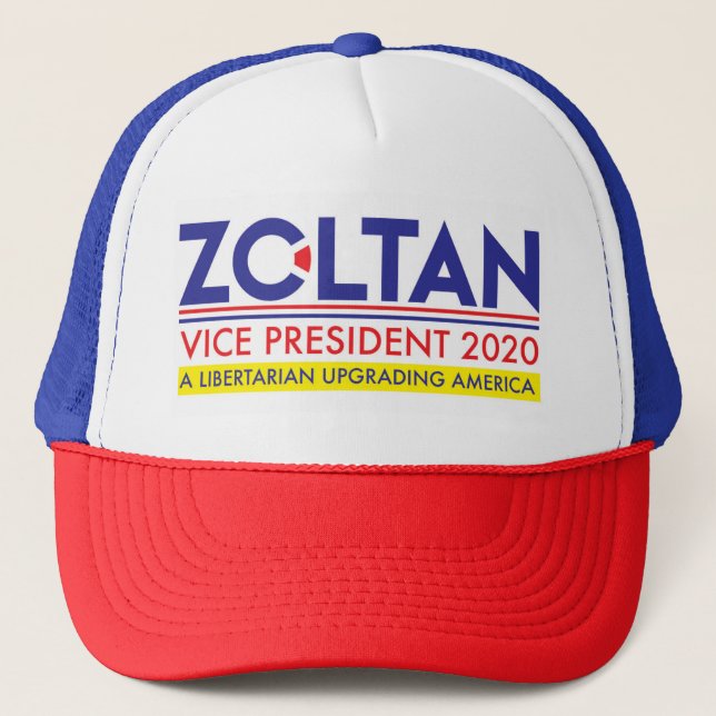 Zoltan Istvan VP 2020 Trucker Hat (Front)