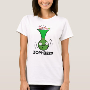 Zom-beep Funny Halloween Zombie Honker Pun T-Shirt