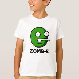 Zomb-E Funny Halloween Zombie Alphabet Pun  T-Shirt