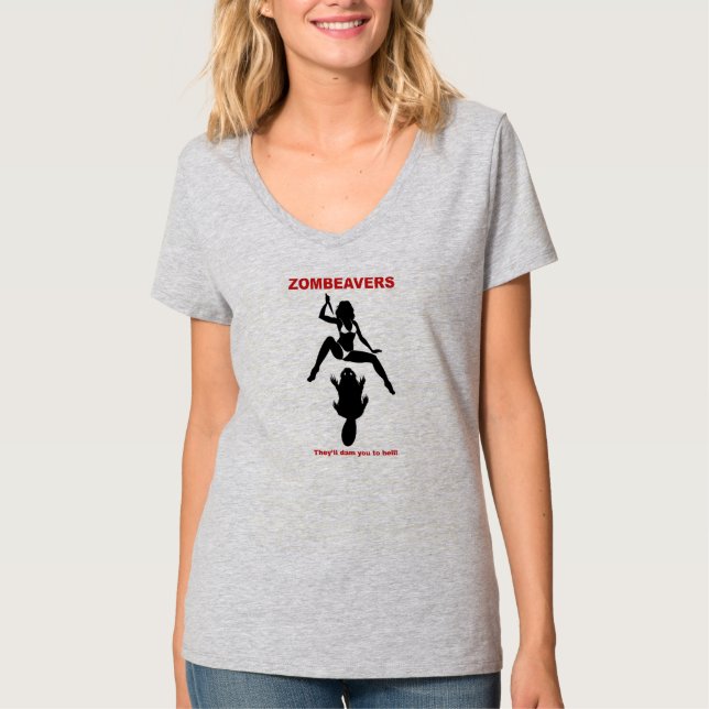 ZOMBEAVERS t-shirt (Front)