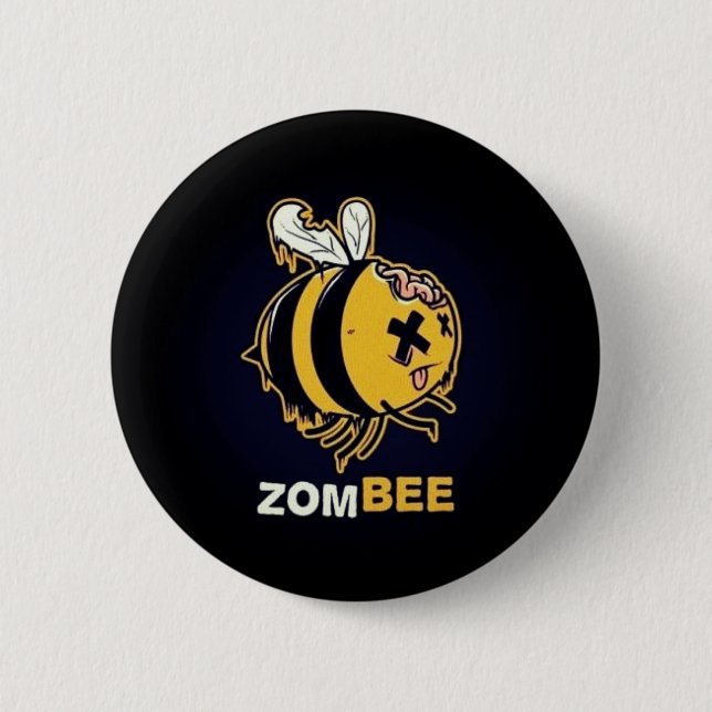 Zombee 6 Cm Round Badge (Front)