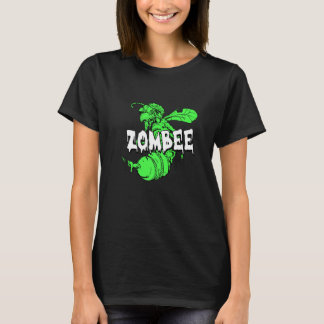 Zombee  Halloween Costume Cool Bee Zombie Pun Beek T-Shirt