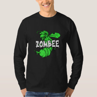 Zombee  Halloween Costume Cool Bee Zombie Pun Beek T-Shirt