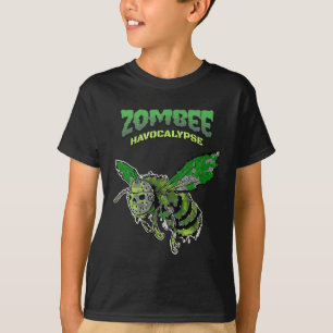 Zombee Havocalypse Soky Funny Halloween Bee W_hock T-Shirt