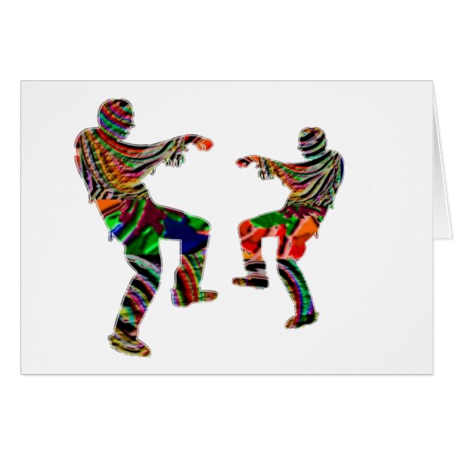 Zombi Dance HappyHolidays Printed SCRIPT (Front Horizontal)